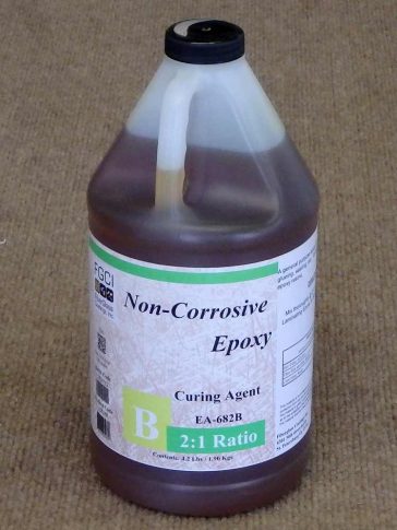Fiberglass coatings epoxy activator 1/2 gallon