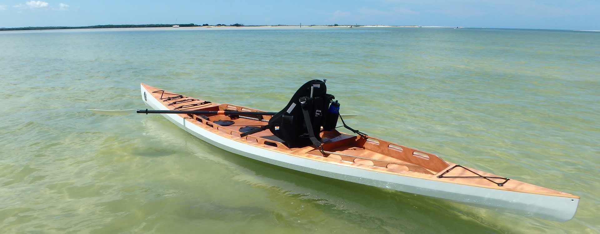 Fishing Yak wooden stitch&amp;glue Bedard Yacht Design SOT kayak