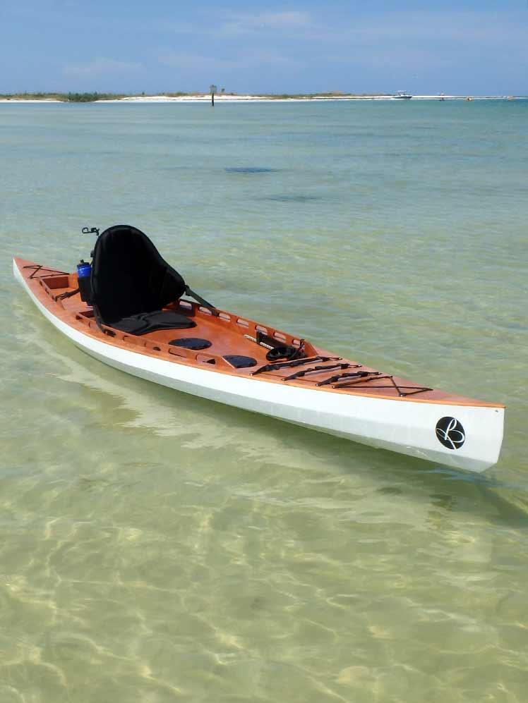 f1430 fishing kayak wood components – bedard yacht design