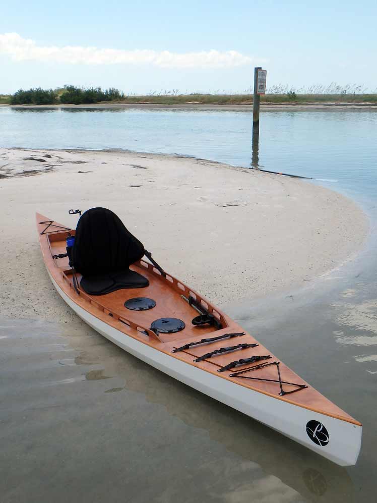 f1430 fishing kayak wood components – bedard yacht design