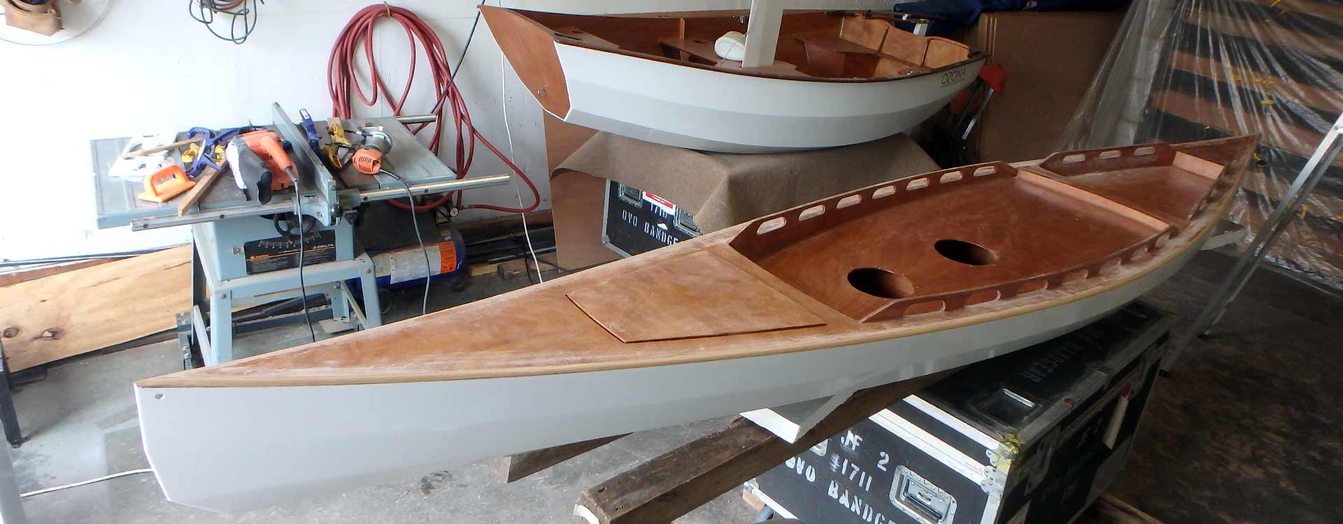 Fishing Yak wooden stitch&glue Bedard Yacht Design SOT kayak