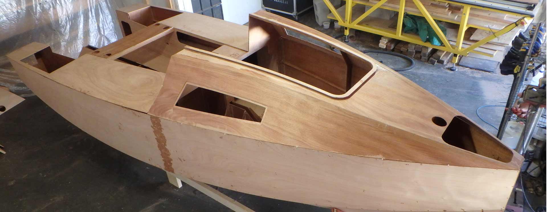 15′ RoG Micro-cruiser plywood kit – Bedard Yacht Design